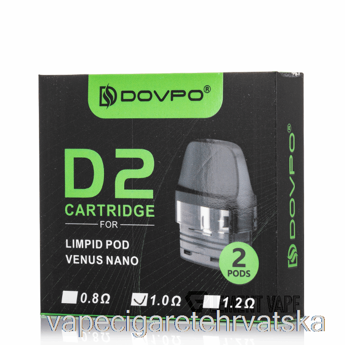 Vape Hrvatska Dovpo D2 Limpid Replacement Pods 1.0ohm D2 Pods